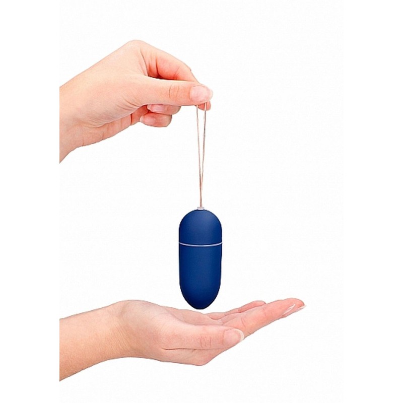 10 Speed Remote Vibrating Egg - Big - Blue